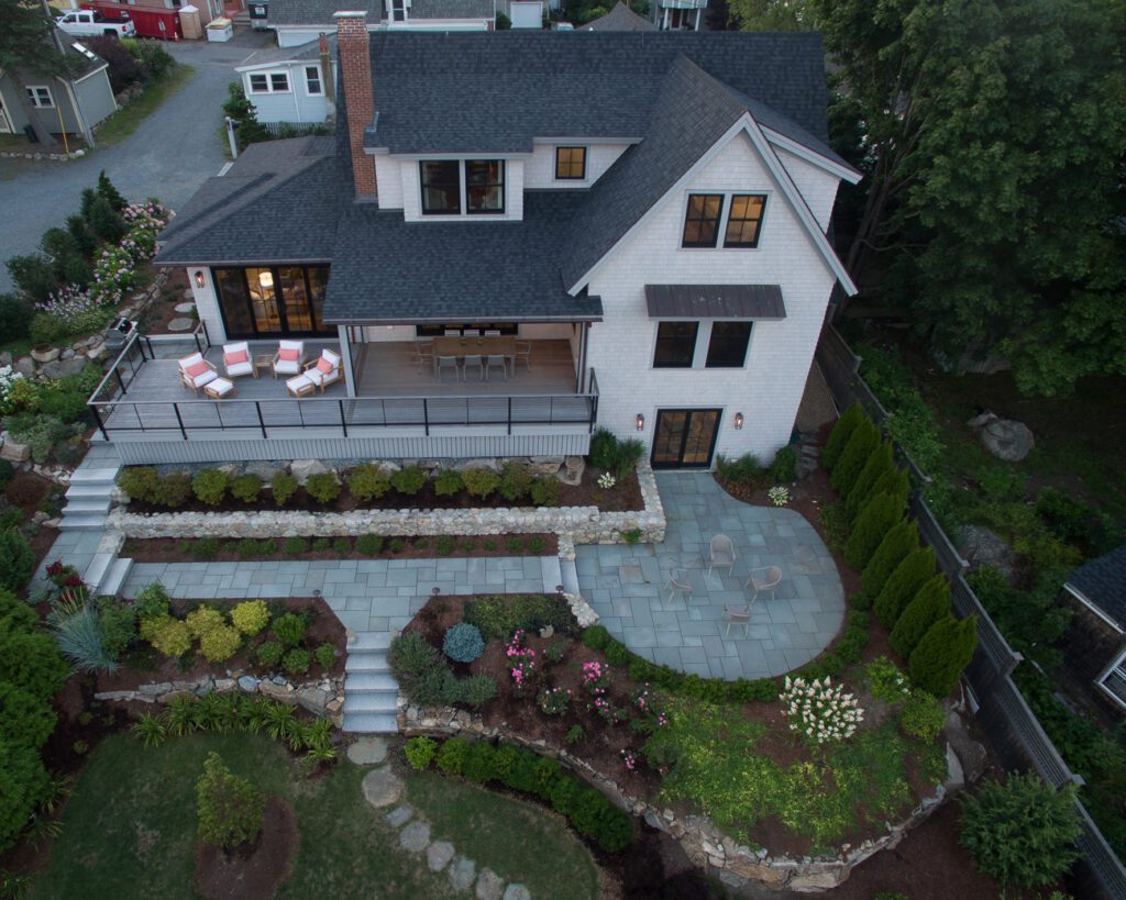 Rocky Neck Harbor aerial